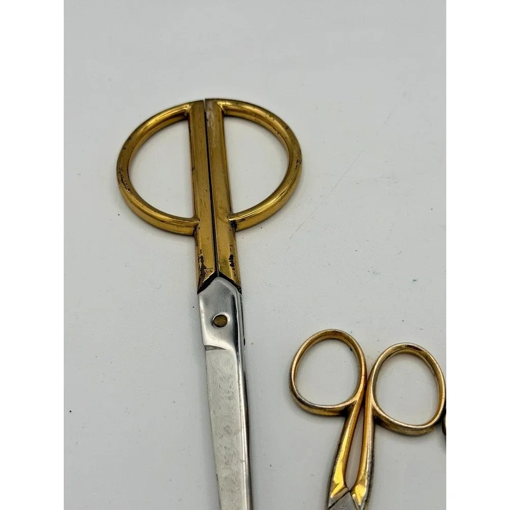 Vintage Scissors Lot Wiss Germany Sewing Embroidery Tailor Shears Craft Mixed 4